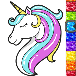 Unicorn Glitter Coloring Book: Coloring Unicorn🦄