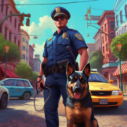 دانلود Police Dog Crime Chase Game