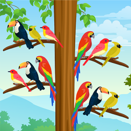دانلود Bird Color:Sort Puzzle Game