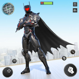 دانلود Flying Bat Superhero Man Games