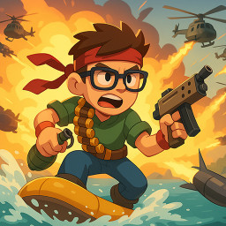 دانلود Ramboat - Offline Action Game