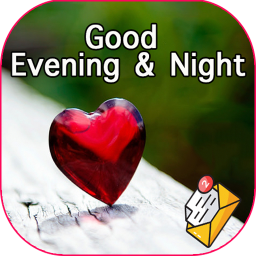 Good night & evening messages with pictures GIFs