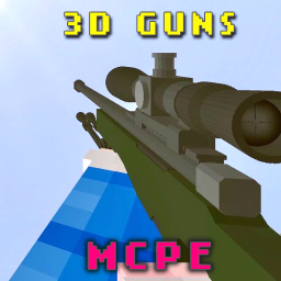 دانلود MCPE Gun 3D Mod Weapon