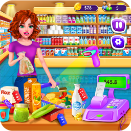 دانلود Girl Cashier -Grocery Shopping