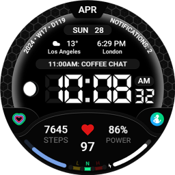 دانلود TVV Digital 3 Watch Face