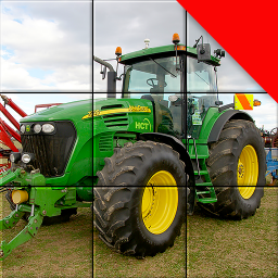 دانلود Jigsaw Tractor Mosaic Puzzles