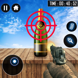Bottle shooting Gun Games 3D