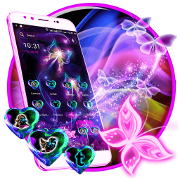 دانلود Neon ButterFly Launcher Theme