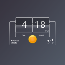 دانلود 3D Flip Clock Theme Pack 06