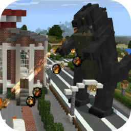 دانلود Big godzilla mod for mcpe