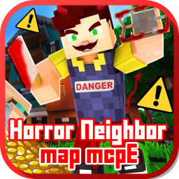 دانلود Horror Neighbor Map for MCPE