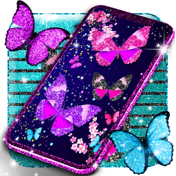 دانلود Glitter butterfly wallpapers