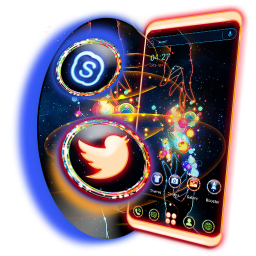 دانلود Neon Magical Hand Theme
