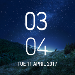 دانلود Digital Clock Galaxy S8 Plus