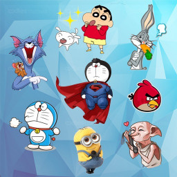 دانلود Cartoon Stickers for Whatsapp