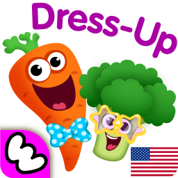 Funny Food DRESS UP games for toddlers and kids!😎