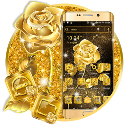 دانلود Golden Rose Launcher Theme