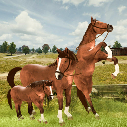 Horse Family Jungle Adventure Simulator Game 2020