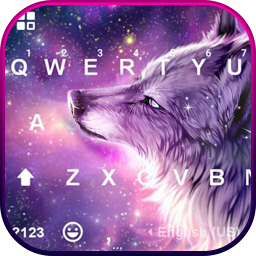 دانلود Starry Wolf Keyboard Theme