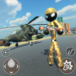 US Army Stickman Counter Rope Hero 3D