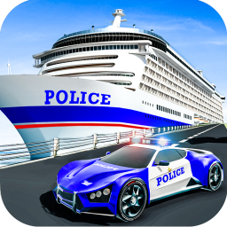 Police Muscle Car Cargo Plane