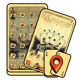 دانلود Vintage Cards Launcher Theme
