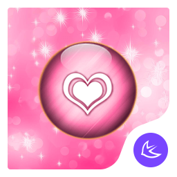 Pink Dream-APUS Launcher theme