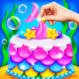 دانلود Mermaid Glitter Cake Maker