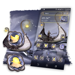 دانلود Viking Ship Launcher Theme