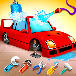 دانلود Kids Sports Car Wash Garage