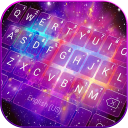 Galaxy Starry Keyboard Background