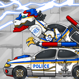 دانلود T-rex Cops- Combine! DinoRobot