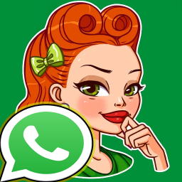 استیکر دخترونه واتساپ