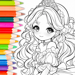 دانلود Doll Color: Princess Coloring دانلود Doll Color: Princess Coloring