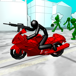 دانلود Stickman Zombie: Moto Racing