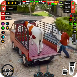 دانلود Wild Animal Truck Driver Game