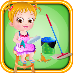 دانلود Baby Hazel Cleaning Time