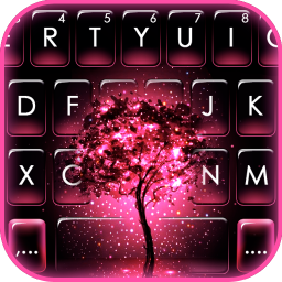 دانلود Neon Pink Galaxy Theme