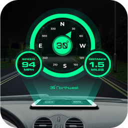 دانلود GPS Compass Navigator & HUD Speedometer