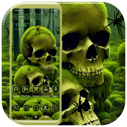 دانلود Swamp Skull Green Theme
