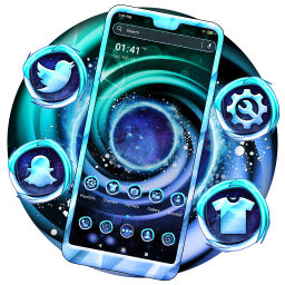دانلود Spiral Nebula Launcher Theme