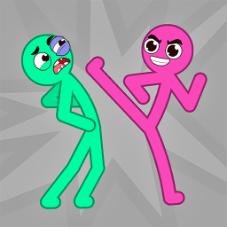 دانلود Stick-man Kick Fighting Game