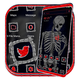 دانلود Broken Heart Skeleton Theme