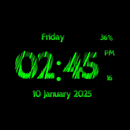 دانلود Super Digital Clock Wallpaper