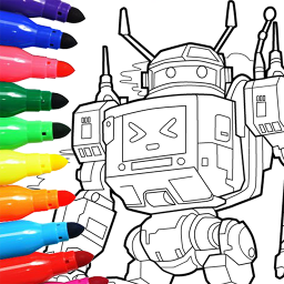 دانلود Mecha Color: Coloring Games