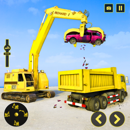 دانلود Crusher Crane Excavator Sim