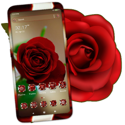 دانلود Red Rose Launcher Theme