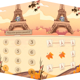 AppLock Theme Eiffel Tower