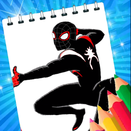 دانلود Coloring Book For Spider : Coloring game womаn