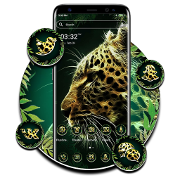 دانلود Fractal Leopard Launcher Theme
